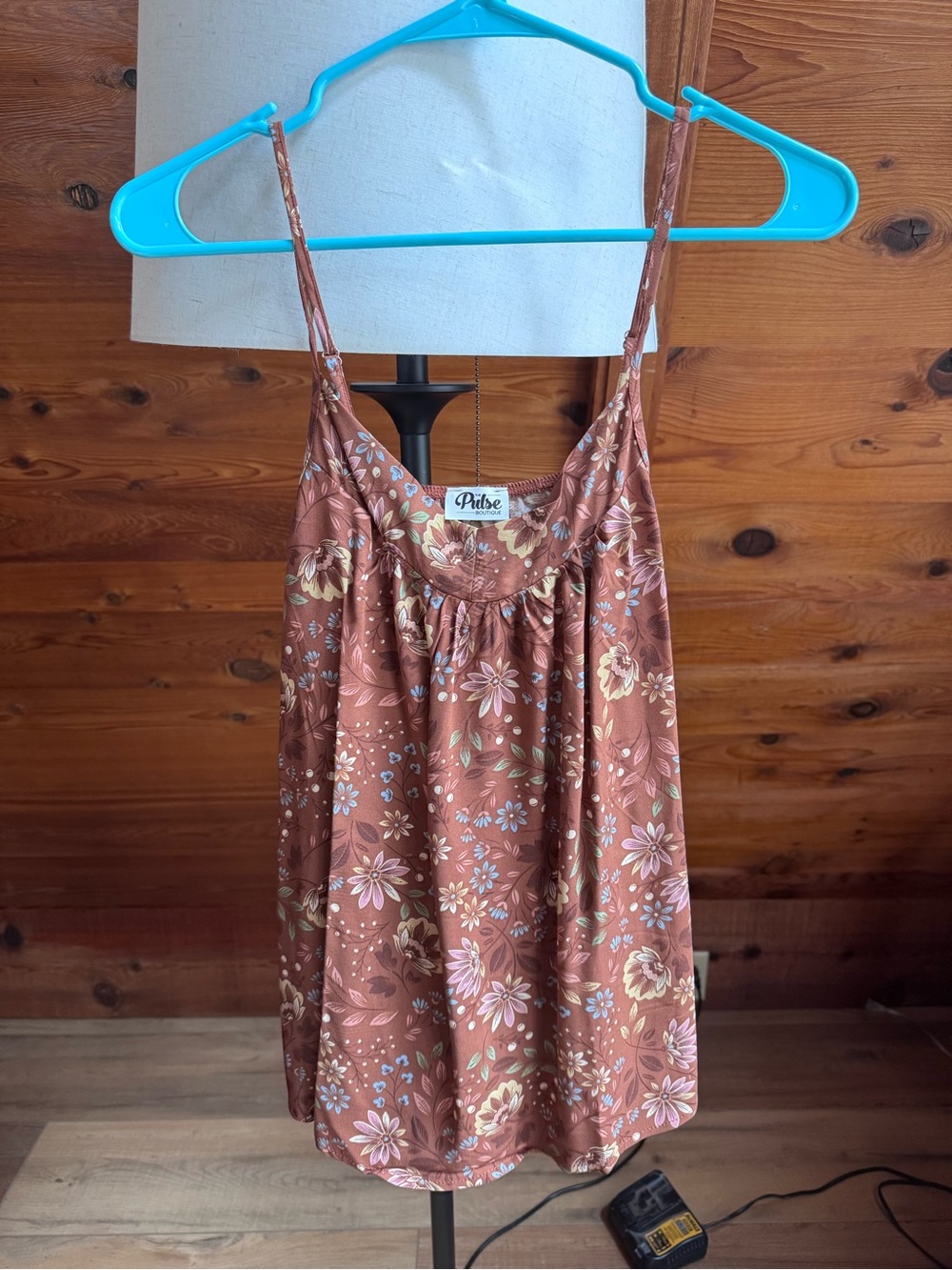 Floral Cami in Rust